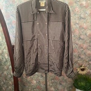 Vintage Chameleon Striped Blouse
